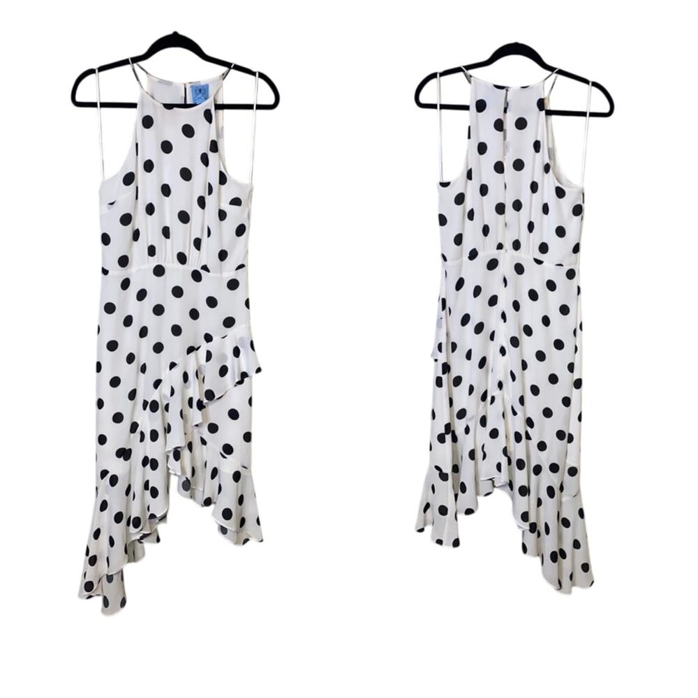 CeCe Polka Dots ruffle dress - Picture 2 of 9